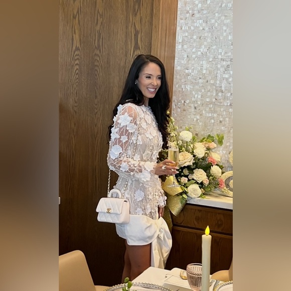 Rachel Gilbert London Bow Mini Dress - Picture 5 of 6